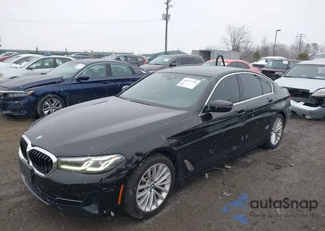 2021 BMW 530I xDrive из США, поврежденный, VIN WBA13BJ06MCF65198